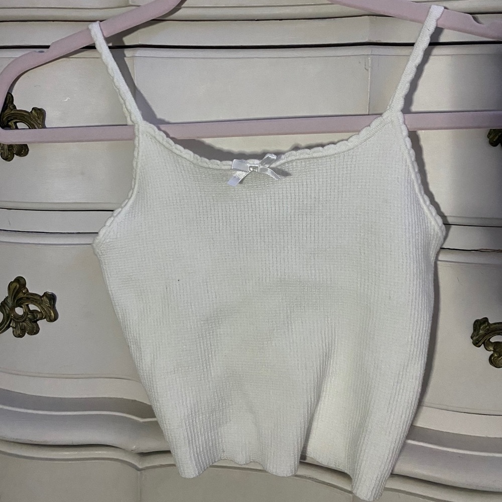 nwt pac sun lottie moss tank white size s